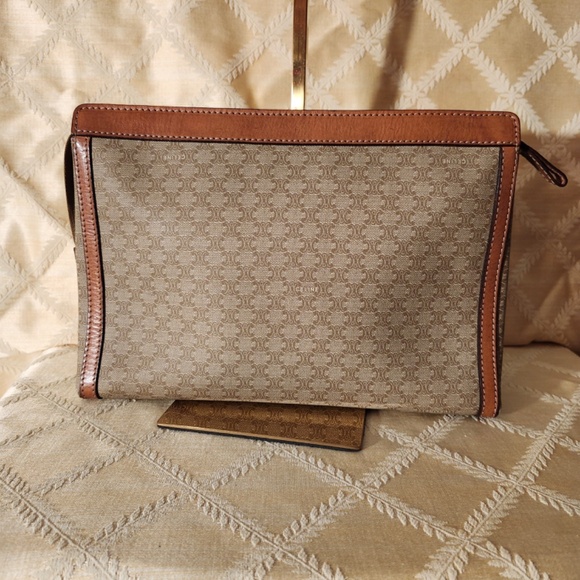 Authentic Celine Canvas Clutch Bag - Picture 2 of 5